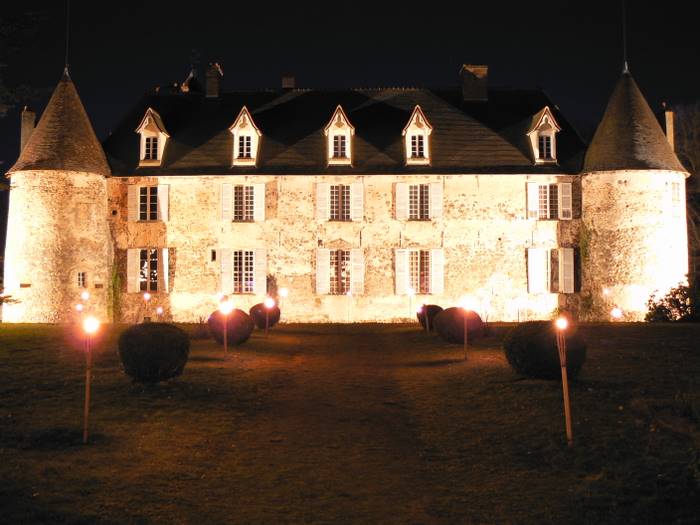 Une vue de la cour intérieure