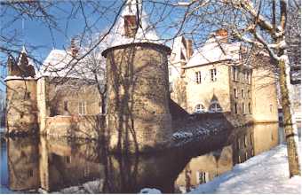 La tour de la Chapelle sous la neige